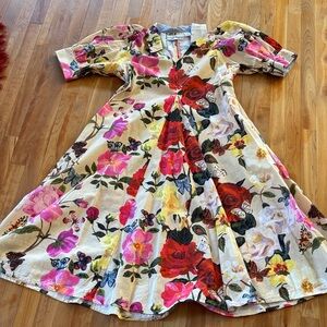 Floral Elegance Midi Dress